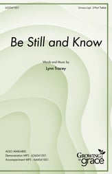 Be Still and Know Unison/Two-Part choral sheet music cover